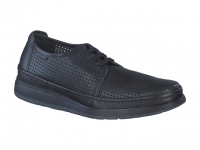 Chaussure mephisto lacets modele harry perf cuir lisse noir